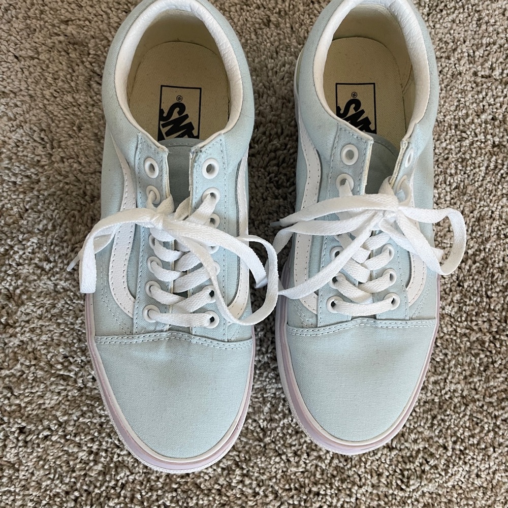 Vans FU Old Skool Stacked Platform Women's Pastel Sneakers Size 8 - Picture 5 of 9